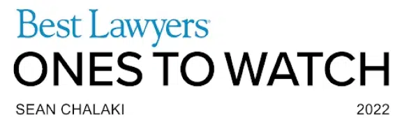 Sean Chalaki - Best Lawyers Ones to Watch 2022