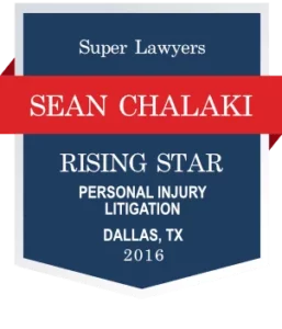 Sean Chalaki Rising Star Award sticker
