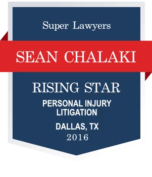 Sean Chalaki Rising Star Award sticker