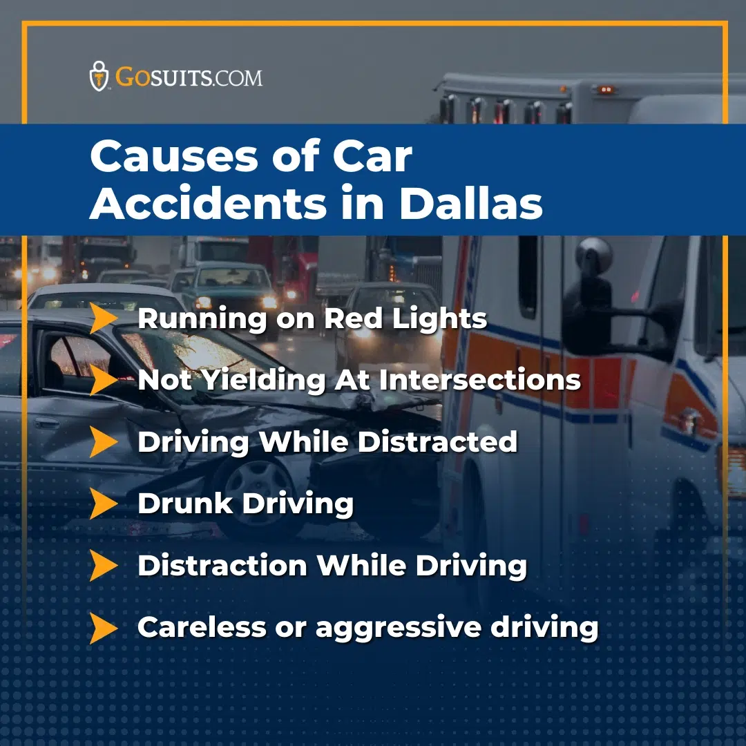 Causes of car accident in Dallas