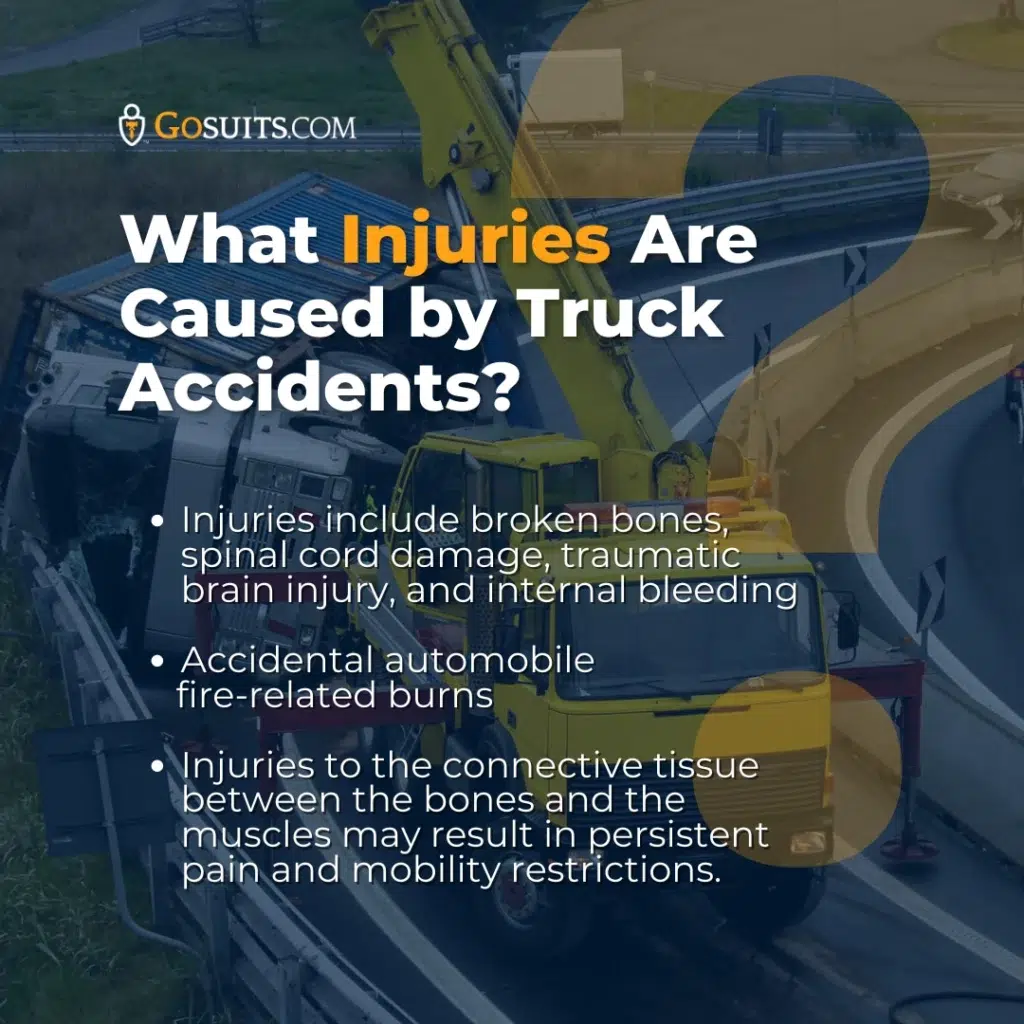 What injuries are caused by truck accidents?