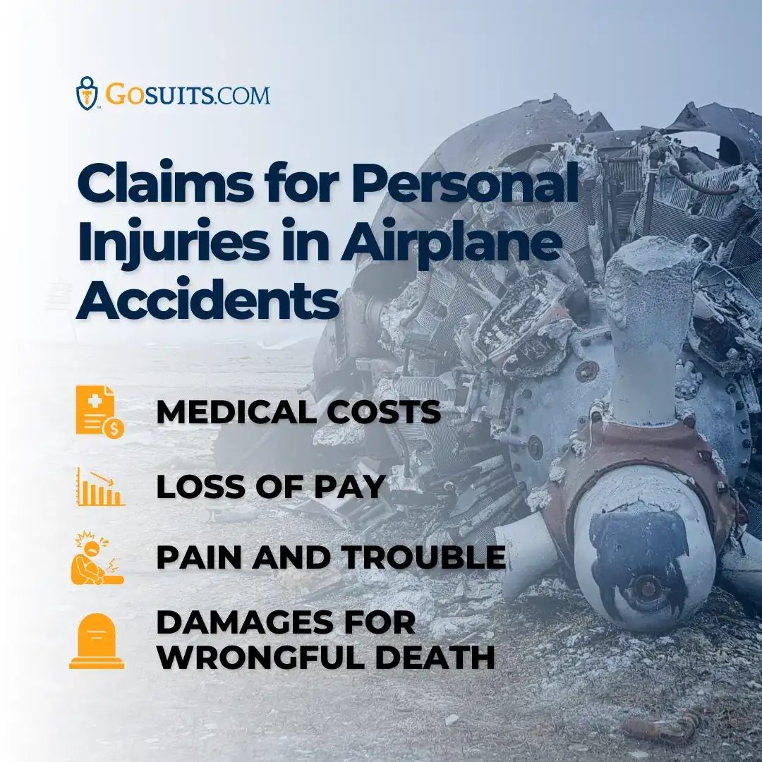 Claims for Personal Injuries in Airplane Accidents