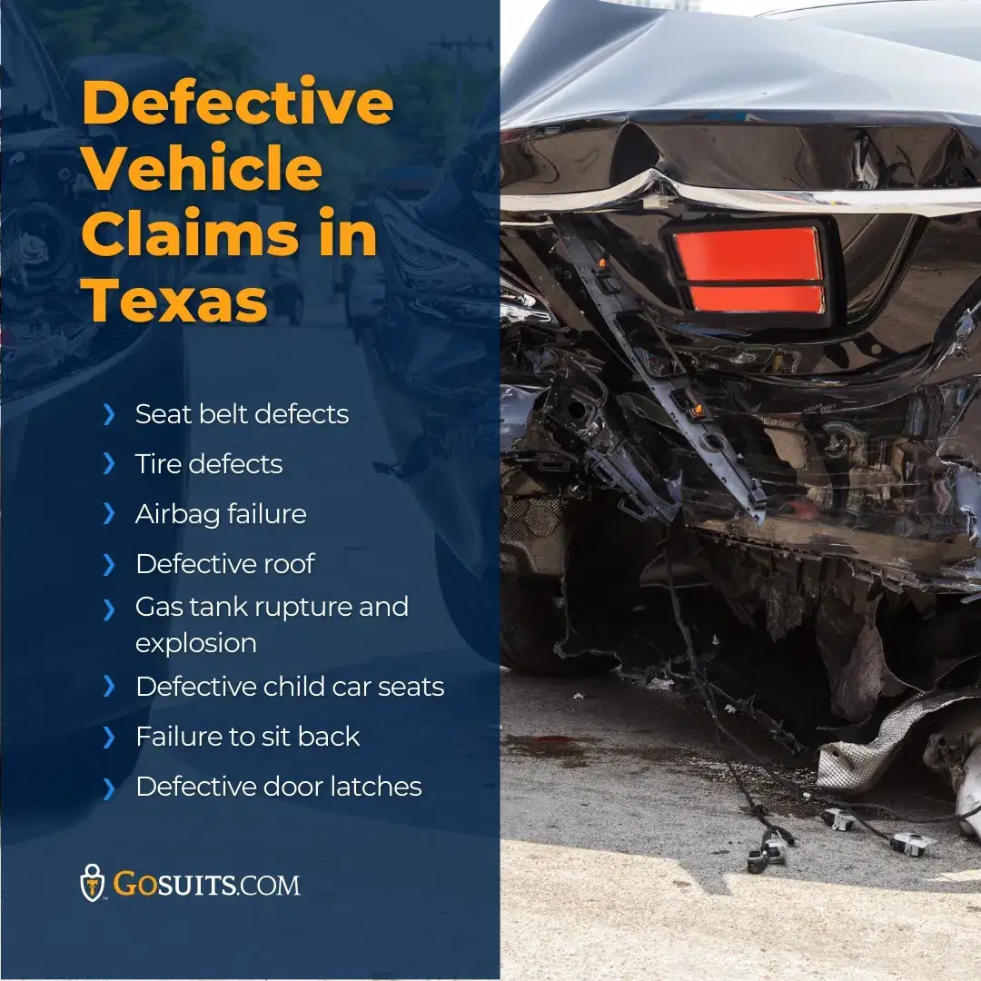 Defective vehicle claims in Texas