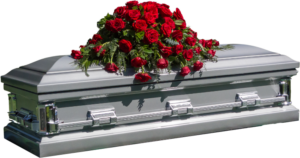 Wrongful death coffin