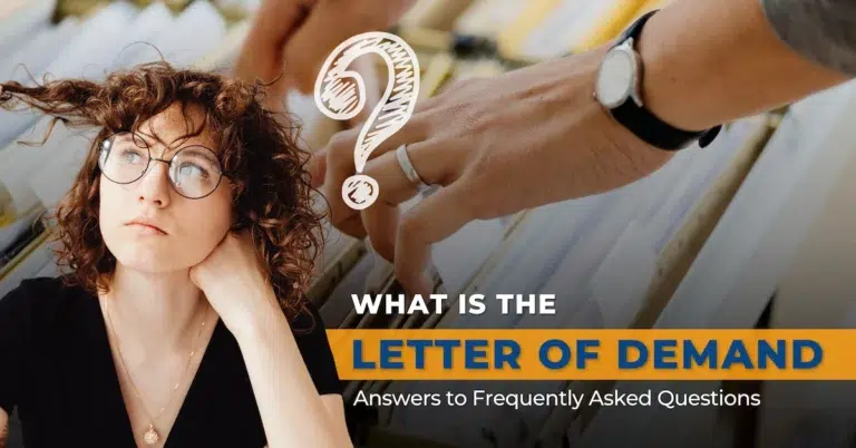 What is the Letter of Demand