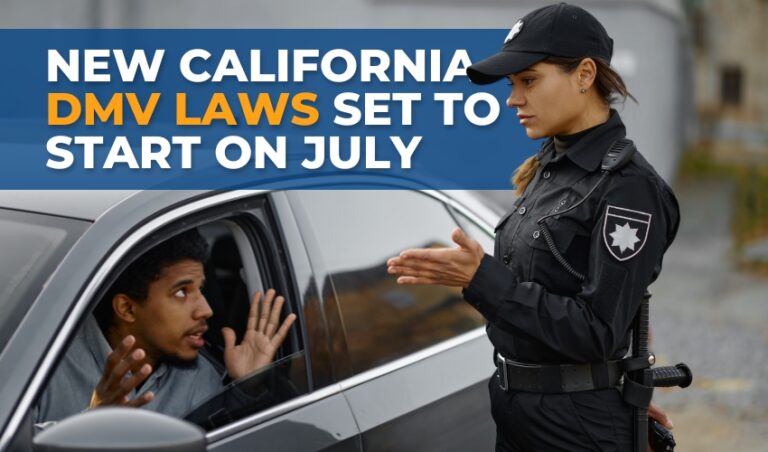 New California DMV Laws Set To Start On July