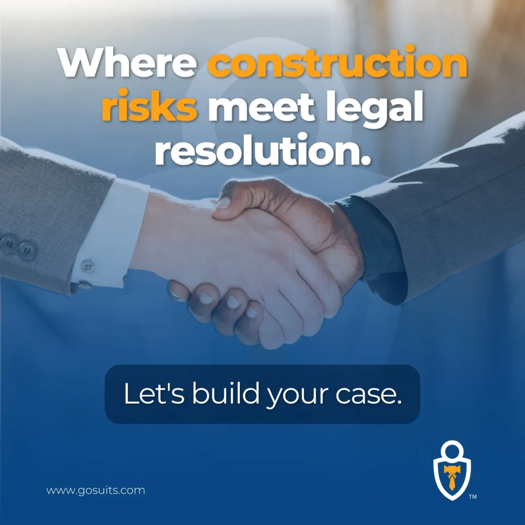 Where construction risks meet legal resolution.