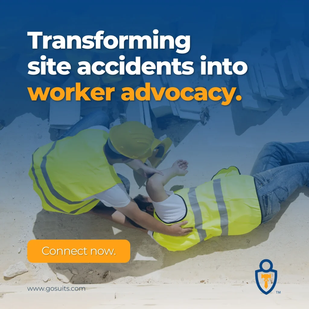 Transforming site accidents into worker advocacy.