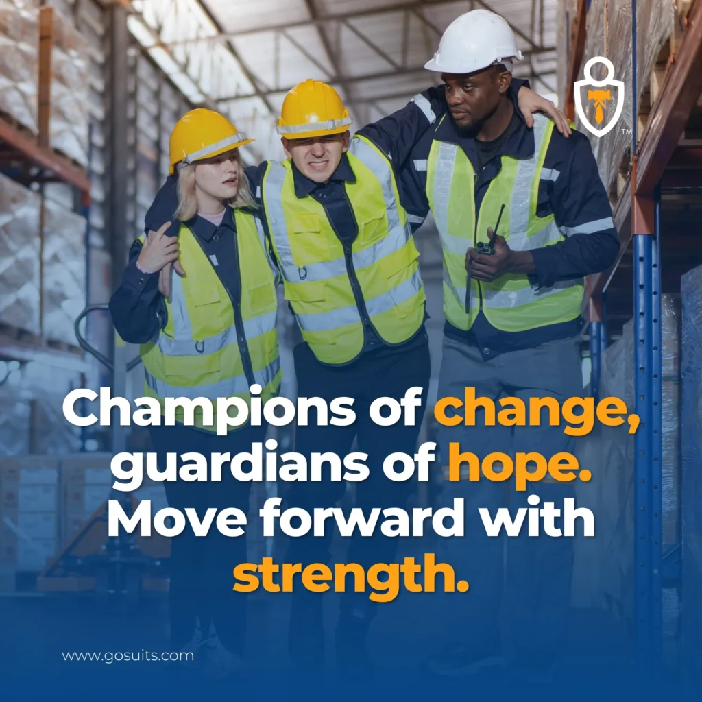 Champions of changes, guardians of hope. Move forward with strength.