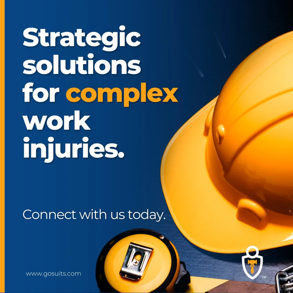 Strategic solutions for compleex work injuries.