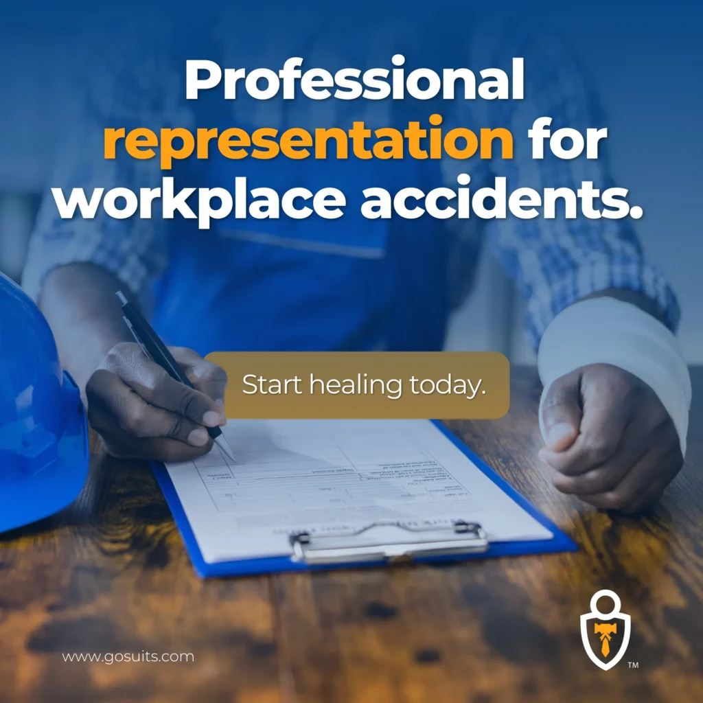 Professional representation for workplace accidents.