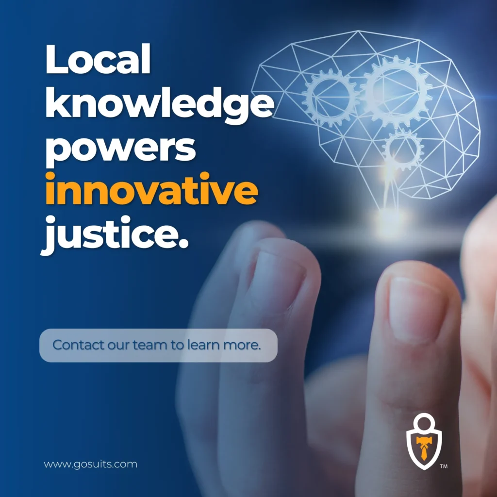 Local knowledge powers innovative justice.