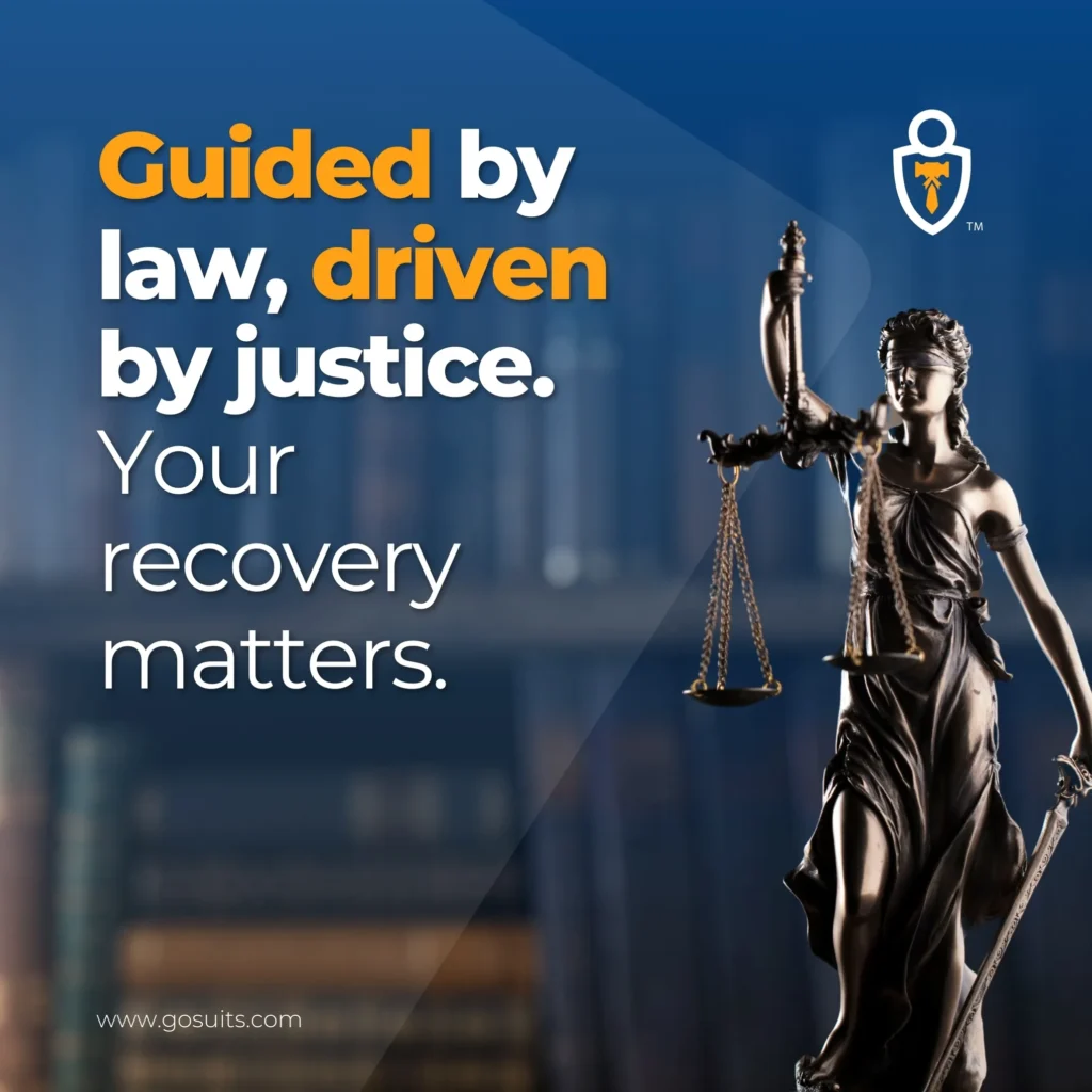 Guided by law, driven by justice.