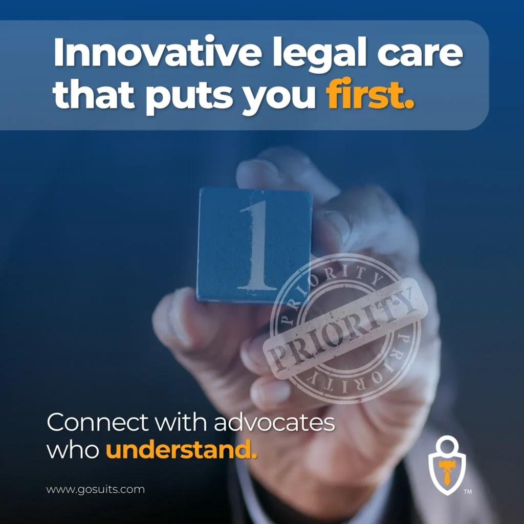 Innovative legal care that puts you first.