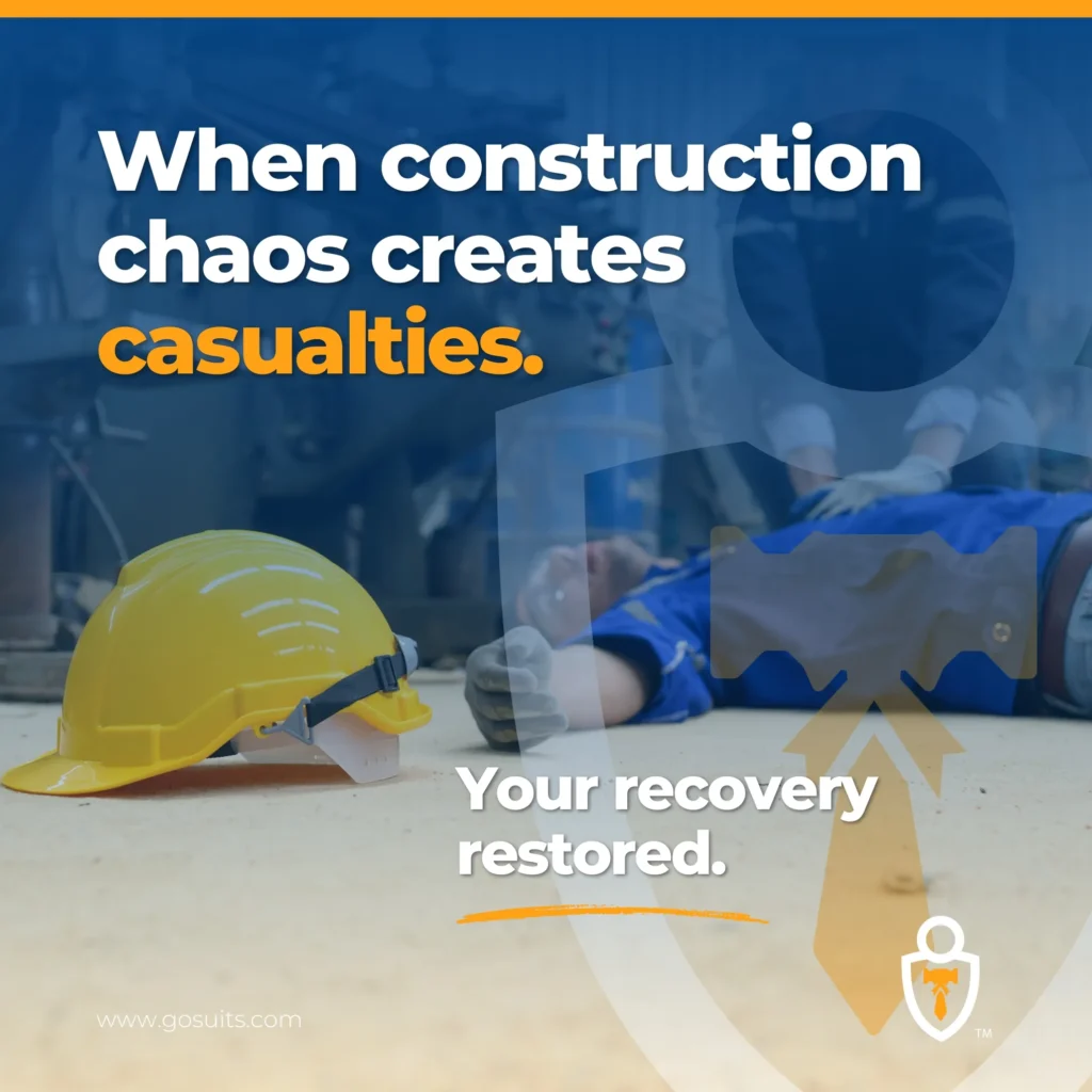 When construction chaos creates casualties. Your recovery restored.