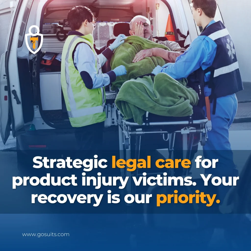 Strategic legal care for product injury victims. Your recovery is our priority.