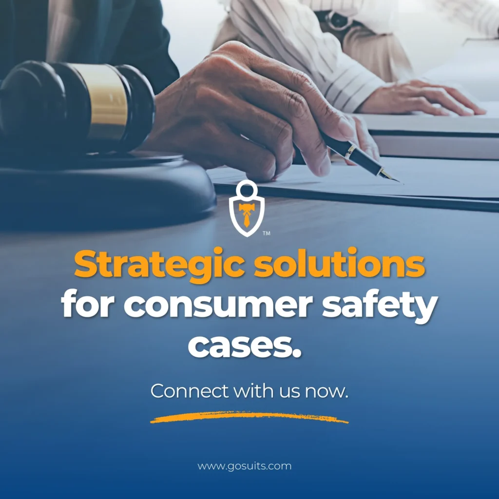 Strategic solution for consumer safety cases.