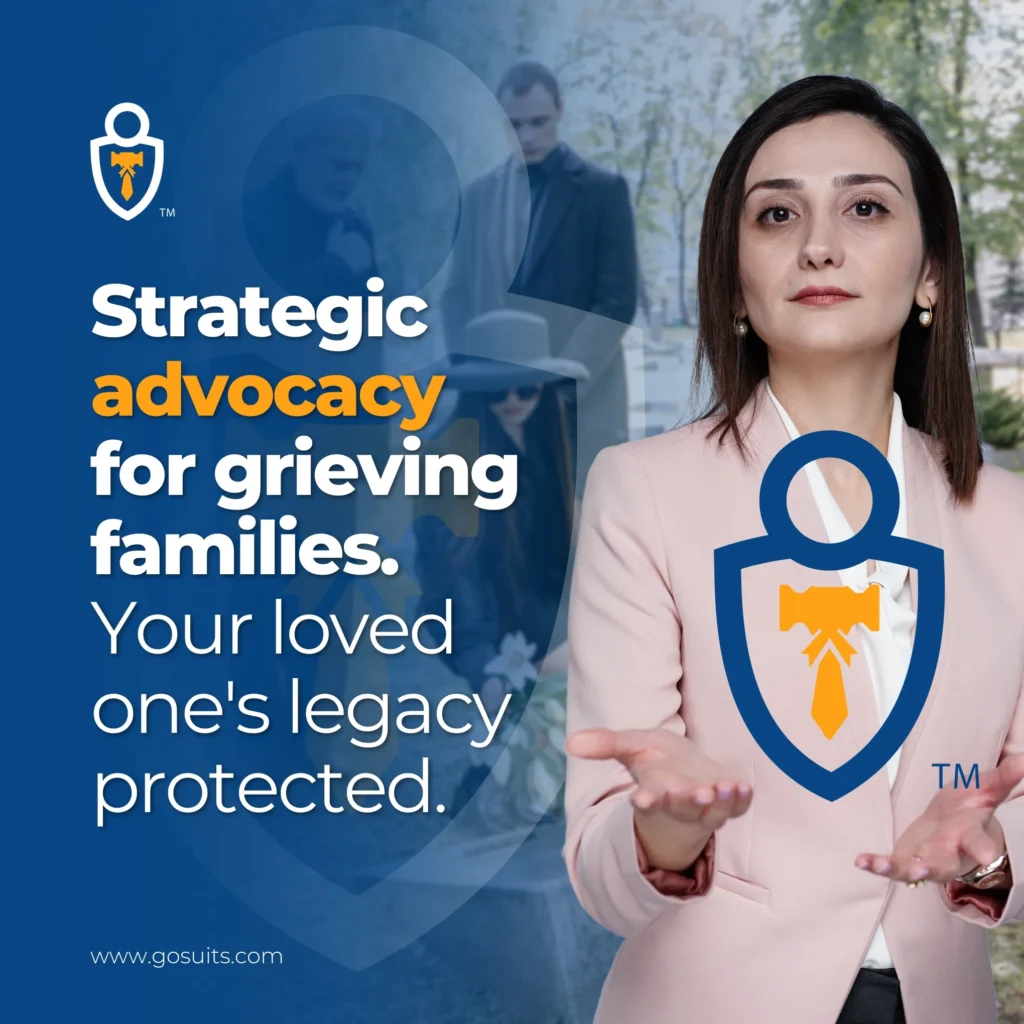 Strategic advocacy for grieving families. Your loved one's legacy protected.