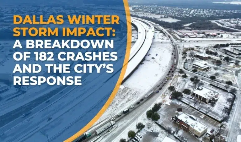 Dallas Winter Storm Impact A Breakdown of 182 Crashes and the City’s Response