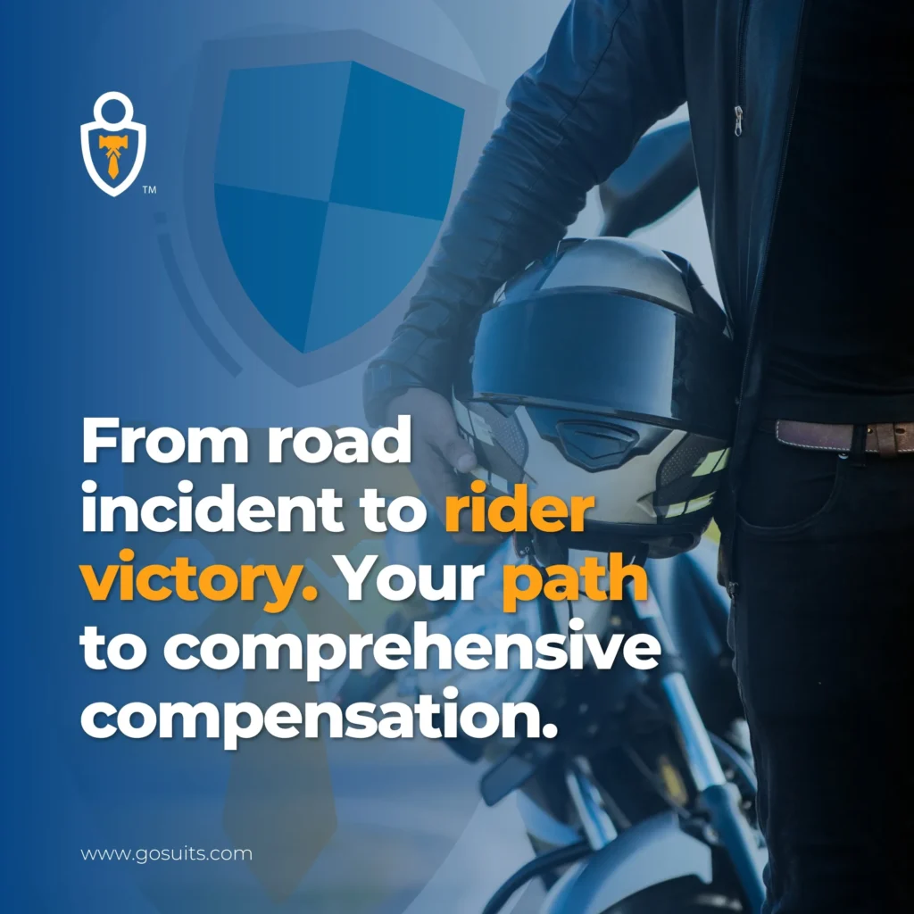 From road incident to rider victory. Your path to comprehensive compensation.