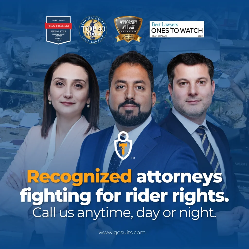 Recognized attorneys fighting for riders rights.