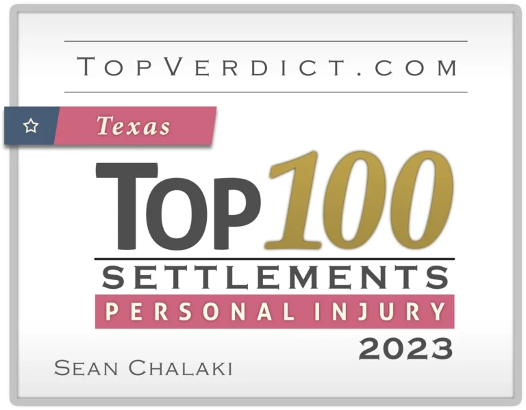 Top 100 Settlements - Personal Injury 2023 Badge