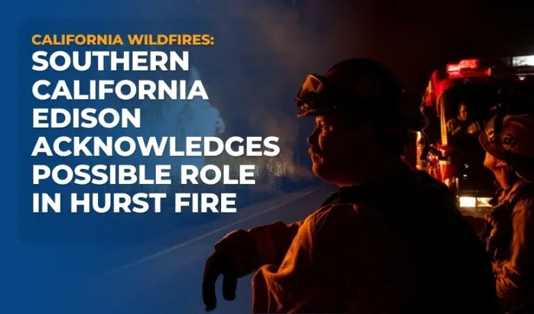 California Wildfires Southern California Edison Acknowledges Possible Role in Hurst Fire