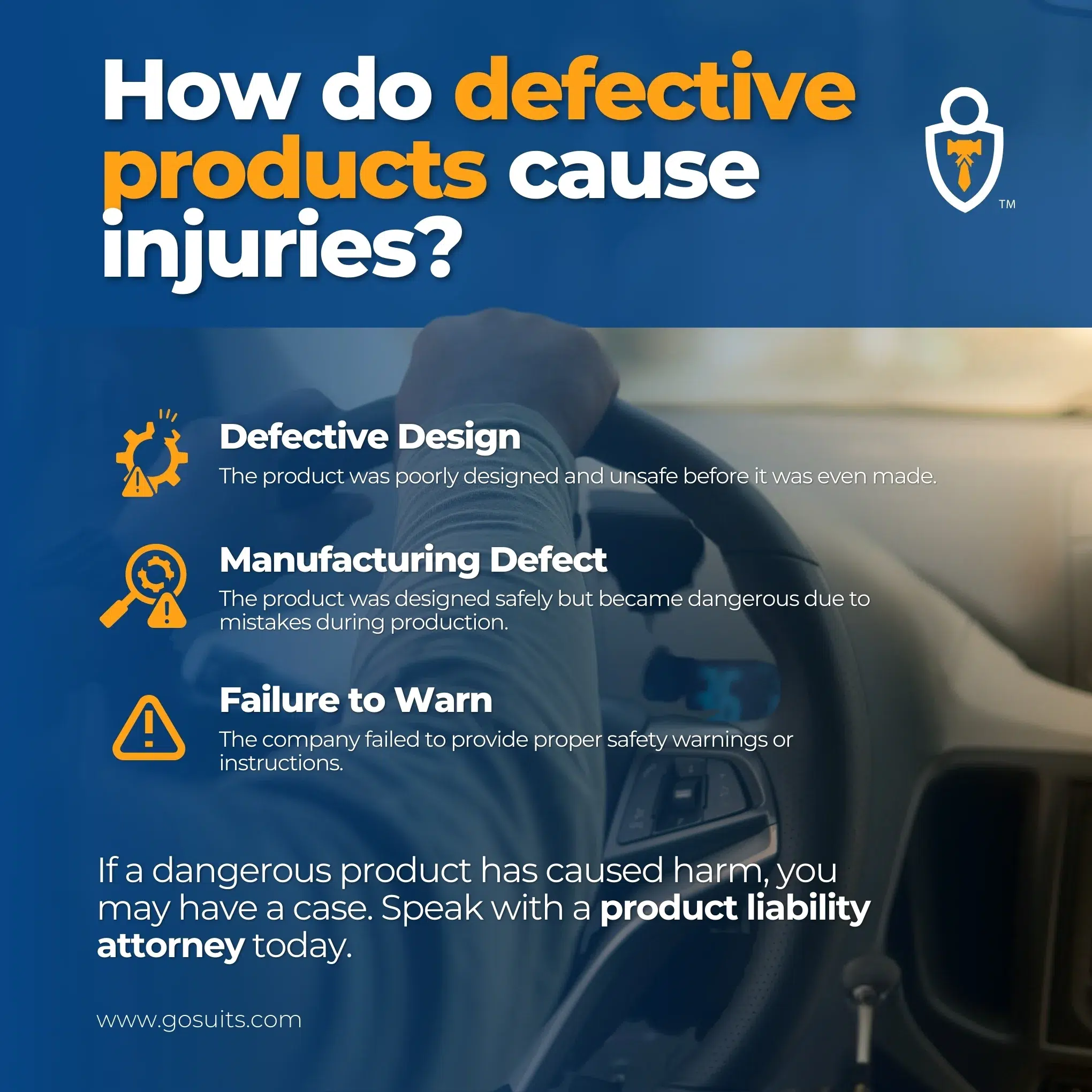 How do defective products cause injuries?