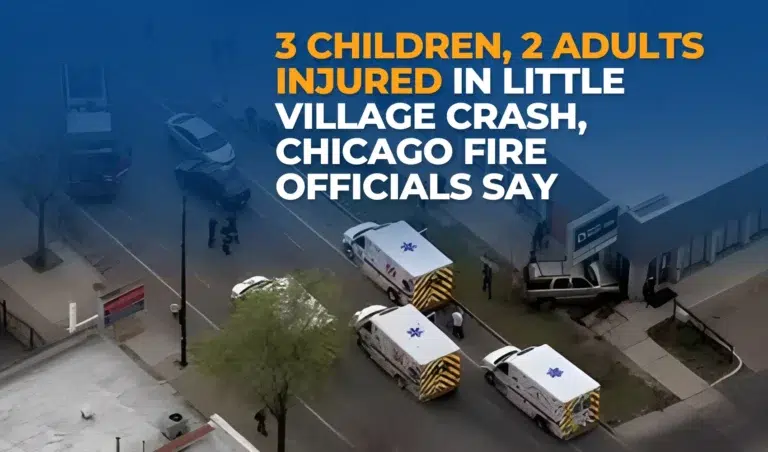 3 Children, 2 Adults Injured in Little Village Crash, Chicago Fire Officials Say