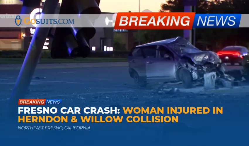 Fresno Car Crash: Woman Injured in Herndon & Willow Collision