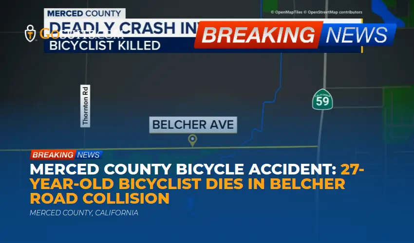 Merced County Bicycle Accident: 27-Year-Old Bicyclist Dies in Belcher Road Collision