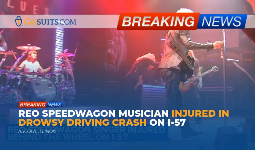 REO Speedwagon Musician Injured in Drowsy Driving Crash on I-57