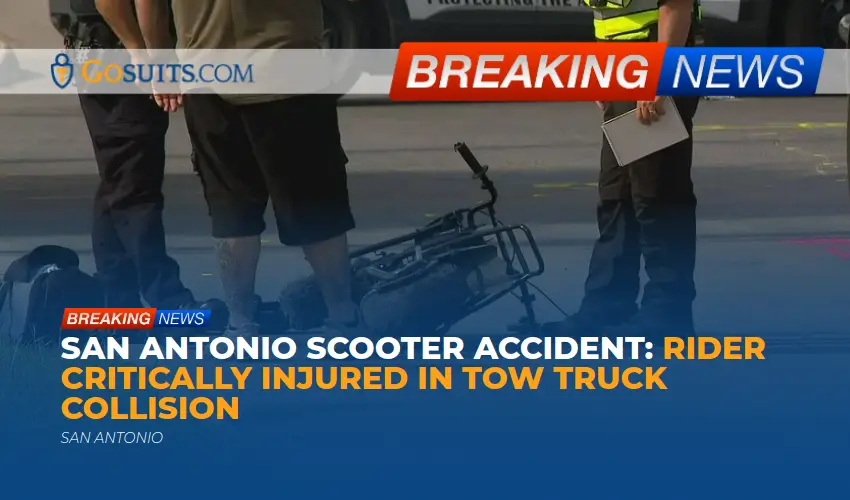 San Antonio Scooter Accident: Rider Critically Injured in Tow Truck Collision