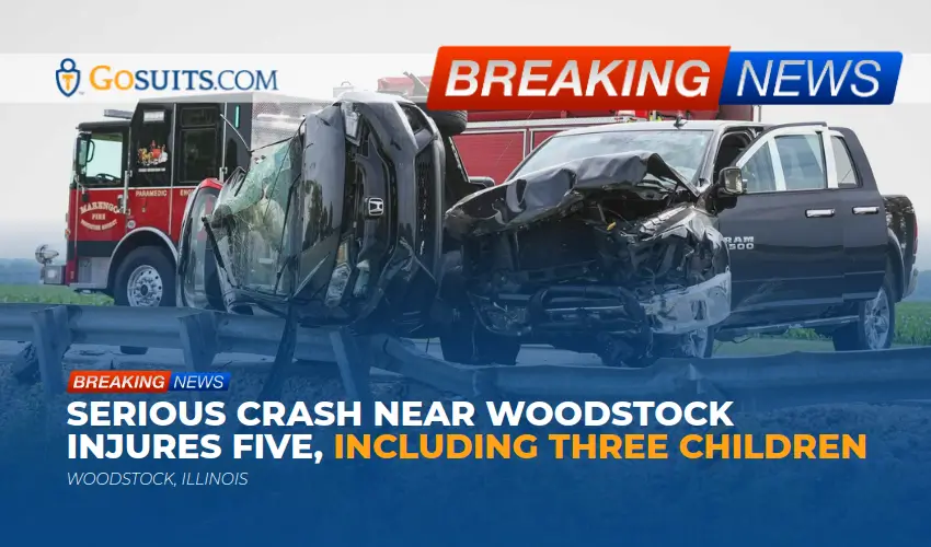 Serious Crash Near Woodstock Injures Five, Including Three Children
