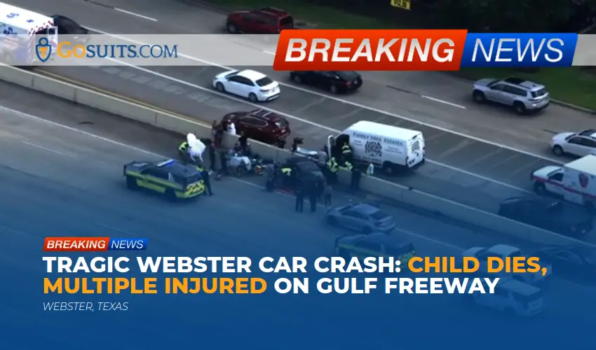 Tragic Webster Car Crash: Child Dies, Multiple Injured on Gulf Freeway