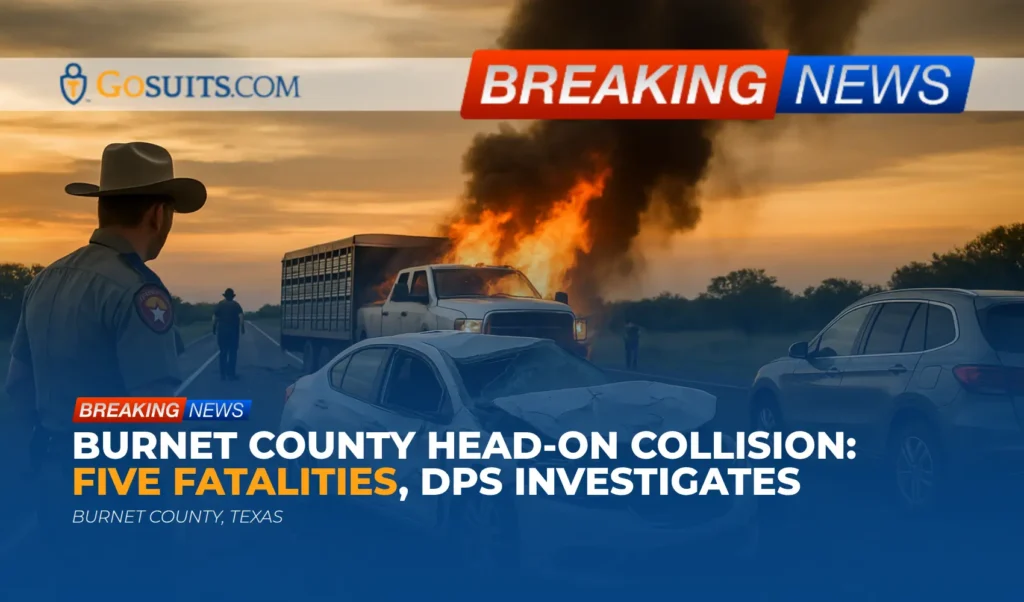Burnet County Head-On Collision: Five Fatalities, DPS Investigates