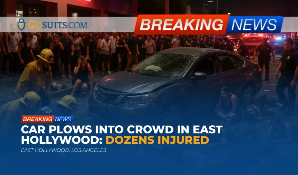 Car Plows Into Crowd in East Hollywood: Dozens Injured