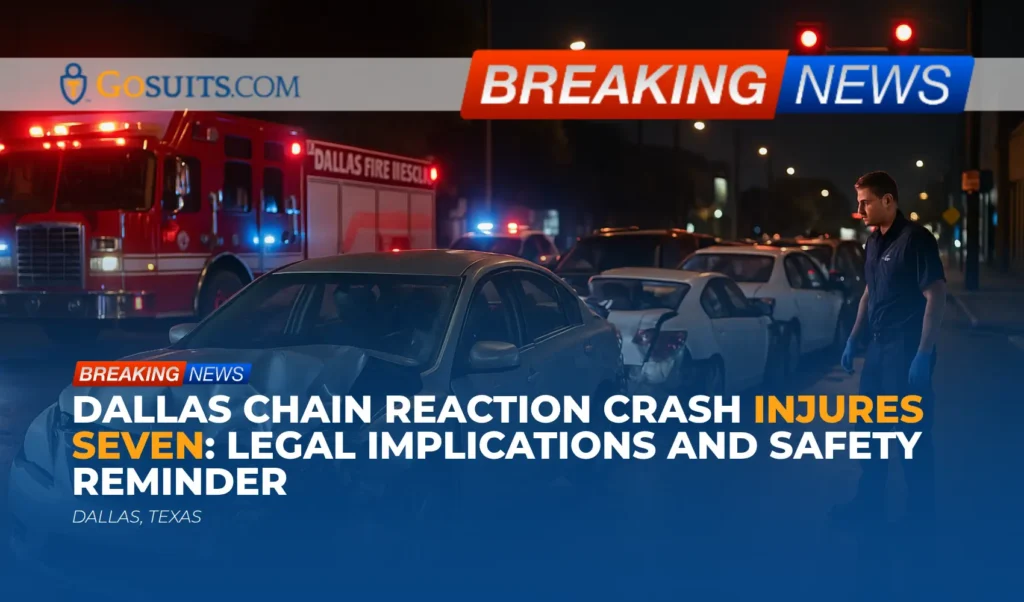 Dallas Chain Reaction Crash Injures Seven: Legal Implications and Safety Reminder