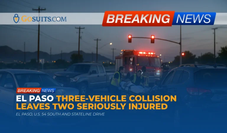 El Paso Three-Vehicle Collision Leaves Two Seriously Injured