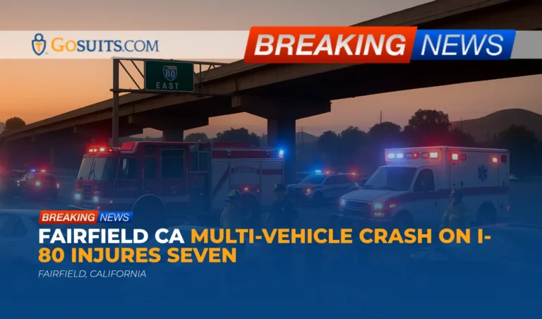 Fairfield CA Multi-Vehicle Crash on I-80 Injures Seven