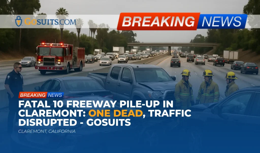 Fatal 10 Freeway Pile-Up in Claremont: One Dead, Traffic Disrupted - GoSuits