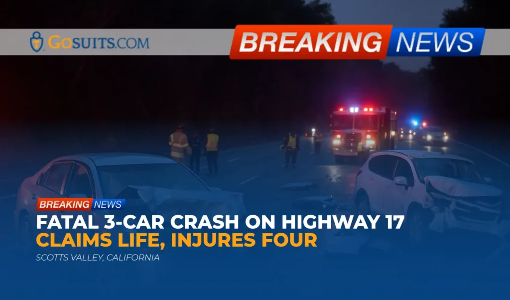 Fatal 3-Car Crash on Highway 17 Claims Life, Injures Four