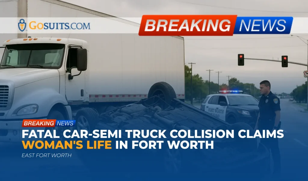 Fatal Car-Semi Truck Collision Claims Woman's Life in Fort Worth
