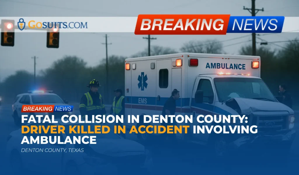 Fatal Collision in Denton County: Driver Killed in Accident Involving Ambulance
