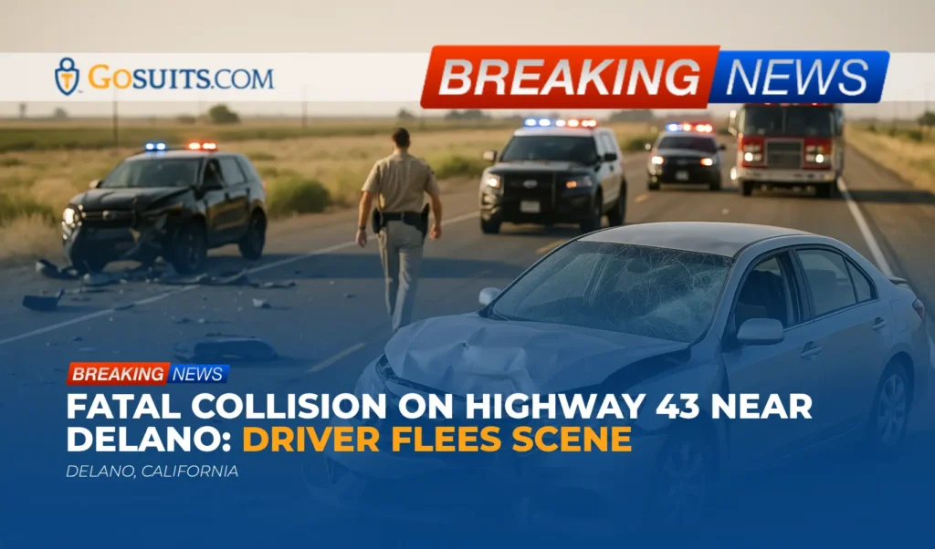 Fatal Collision on Highway 43 Near Delano: Driver Flees Scene