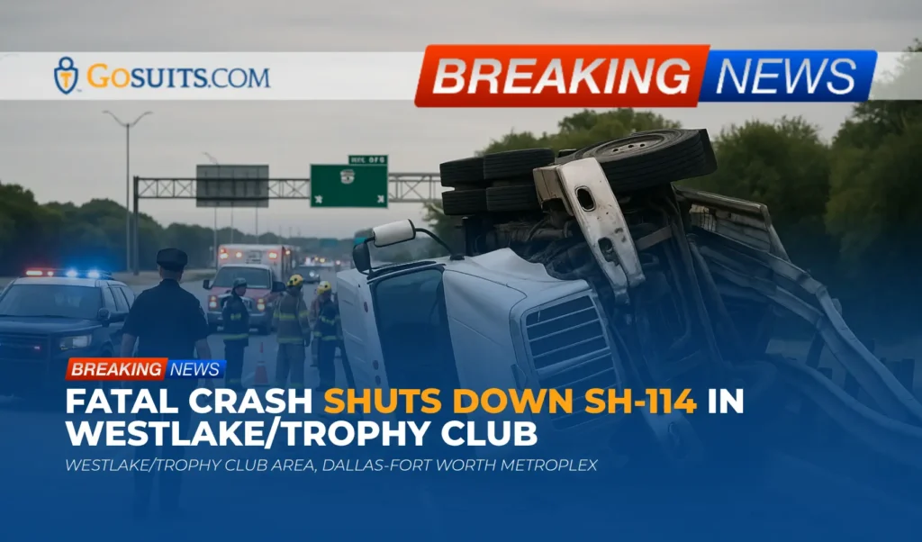 Fatal Crash Shuts Down SH-114 in Westlake/Trophy Club