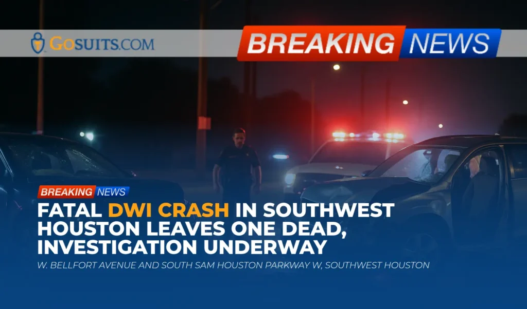 Fatal DWI Crash in Southwest Houston Leaves One Dead, Investigation Underway