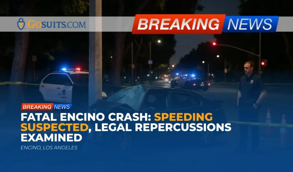 Fatal Encino Crash: Speeding Suspected, Legal Repercussions Examined