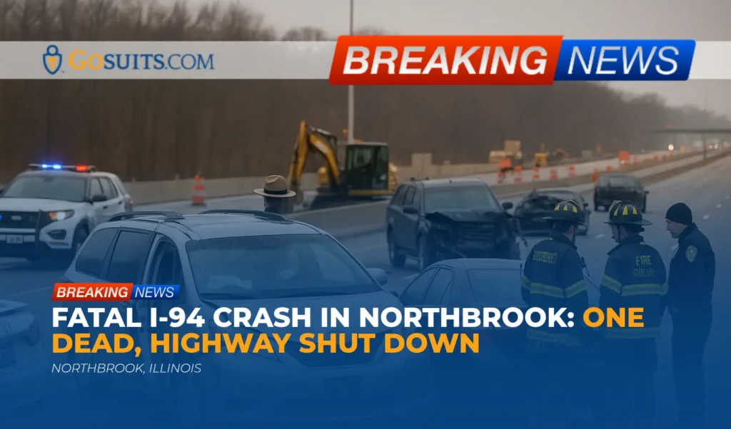 Fatal I-94 Crash in Northbrook: One Dead, Highway Shut Down