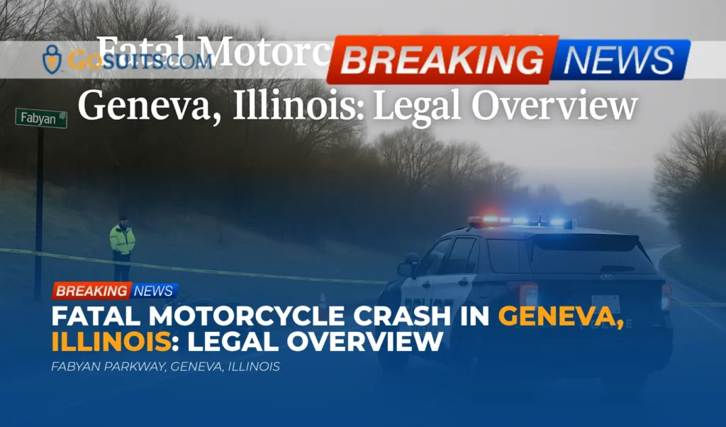 Fatal Motorcycle Crash in Geneva, Illinois: Legal Overview